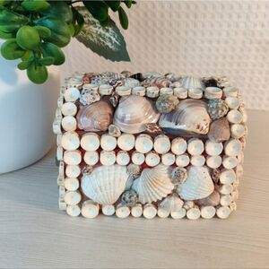 Seashell Embellished Trinket Box